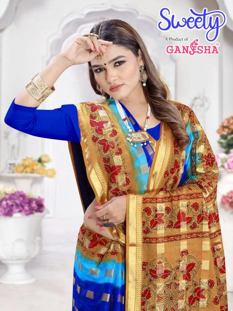 Ganesha Sweety Vol-04 – Cotton Sarees - Wholesale Catalog