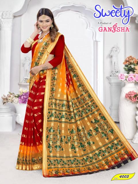 Ganesha Sweety Vol-04 – Cotton Sarees - Wholesale Catalog