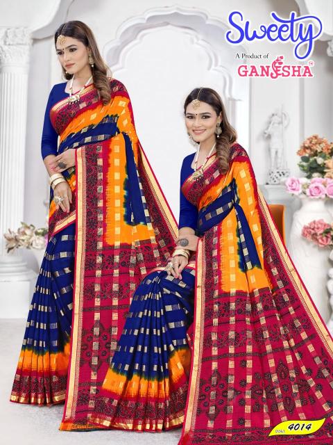 Ganesha Sweety Vol-04 – Cotton Sarees - Wholesale Catalog