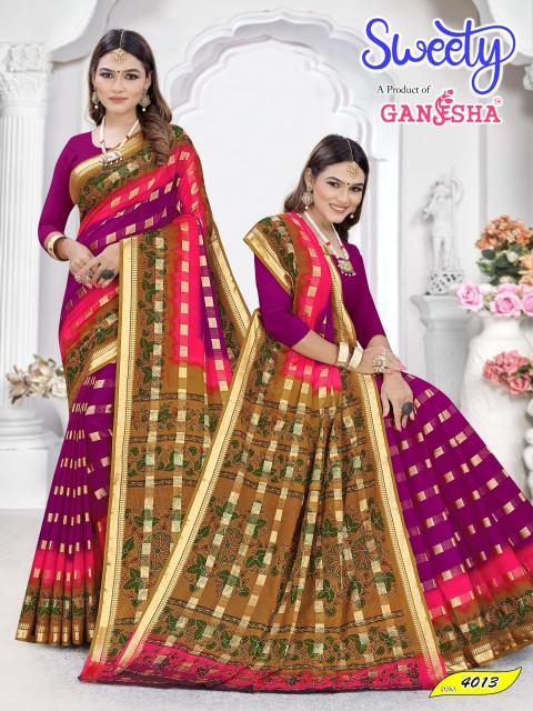 Ganesha Sweety Vol-04 – Cotton Sarees - Wholesale Catalog