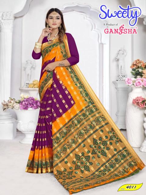 Ganesha Sweety Vol-04 – Cotton Sarees - Wholesale Catalog