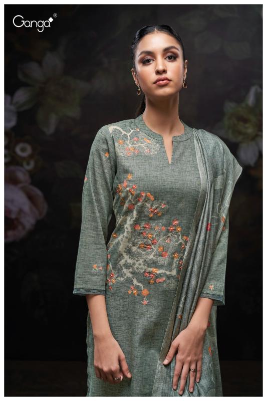 Ganga Areum 2965 Premium Cotton Blend Salwar Kameez Wholeslae Catalog