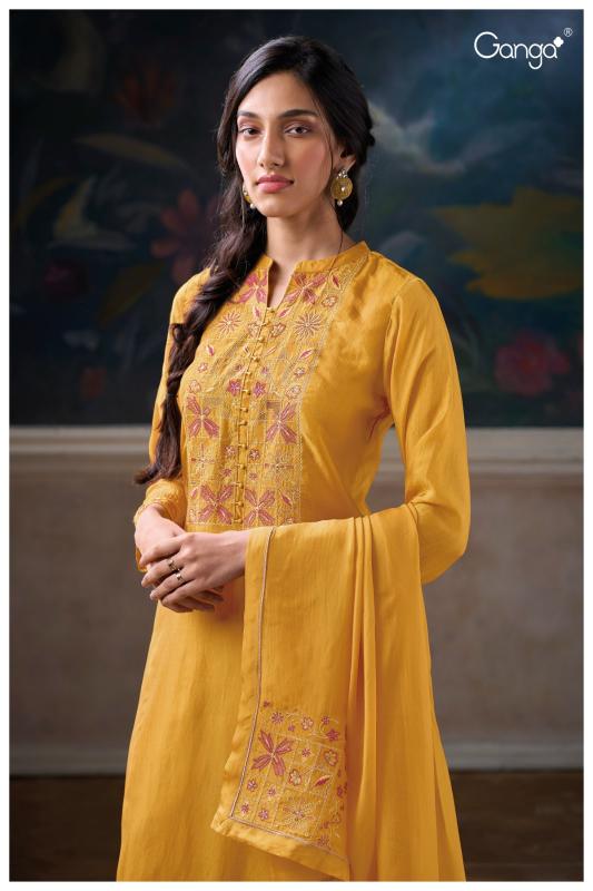 Ganga MERKOK 2959 Premium Pure Bemberg Habutai Salwar Kameez Wholeslae Catalog