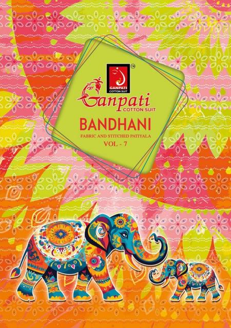 Ganpati Bandhani Vol-7 – Dress Material - Wholesale Catalog