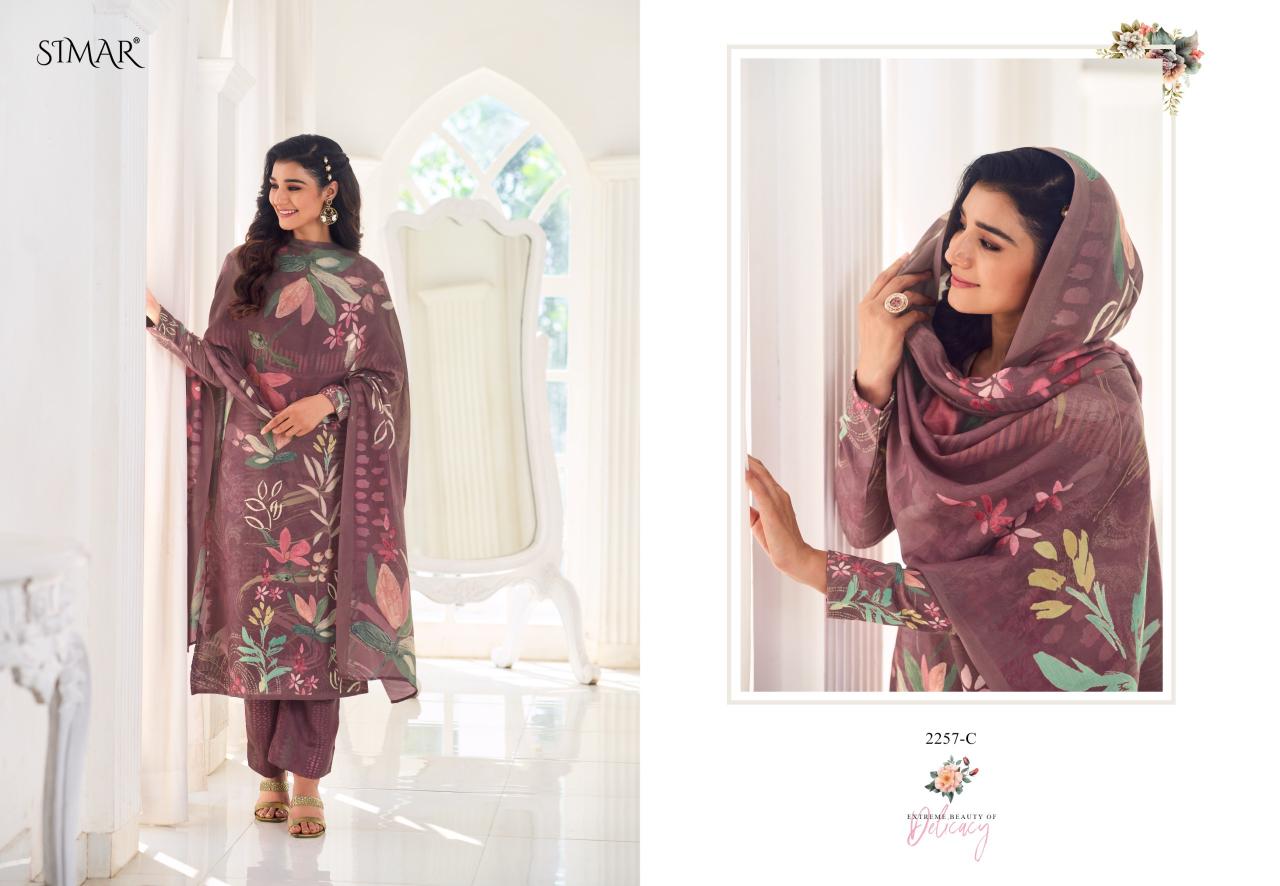 Glossy Simar Dilkhush Pure Pashmina Digital Print Salwar Kameez Wholesale Catalog