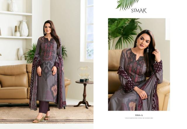 Glossy Simar Firdaus Viscose Pashmina Digital Printed Salwar Kameez Wholesale Catalog