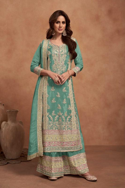 Gulkayra Nazia Colour Real Simar Silk Salwar Kameez Wholesale Catalog