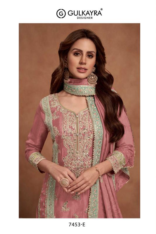 Gulkayra Nazia Colour Real Simar Silk Salwar Kameez Wholesale Catalog