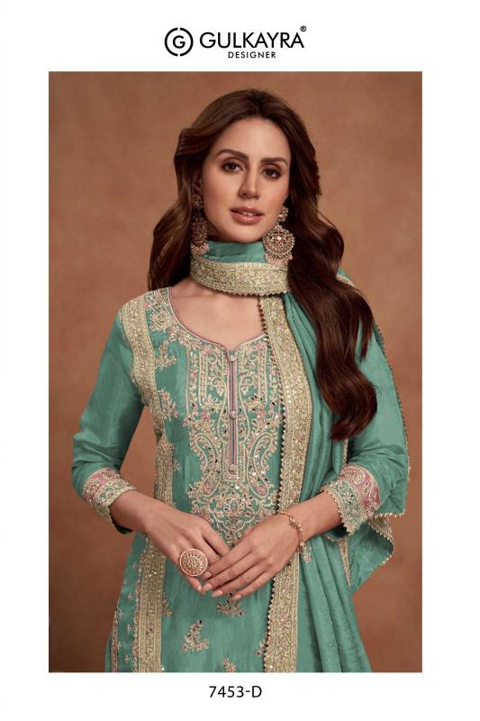 Gulkayra Nazia Colour Real Simar Silk Salwar Kameez Wholesale Catalog