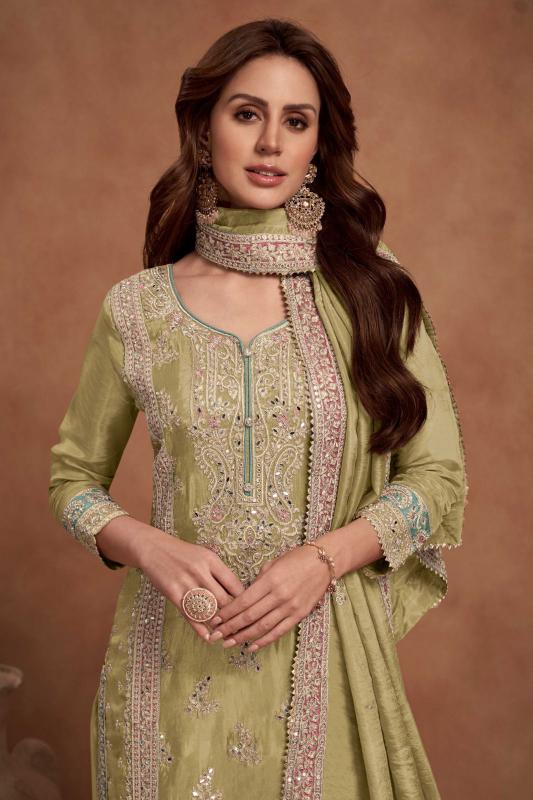 Gulkayra Nazia Colour Real Simar Silk Salwar Kameez Wholesale Catalog