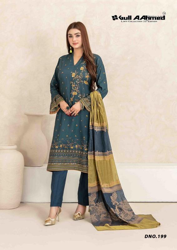 Gull Aahmed Lawn Vol-23 – Karachi Dress Material - Wholesale Catalog