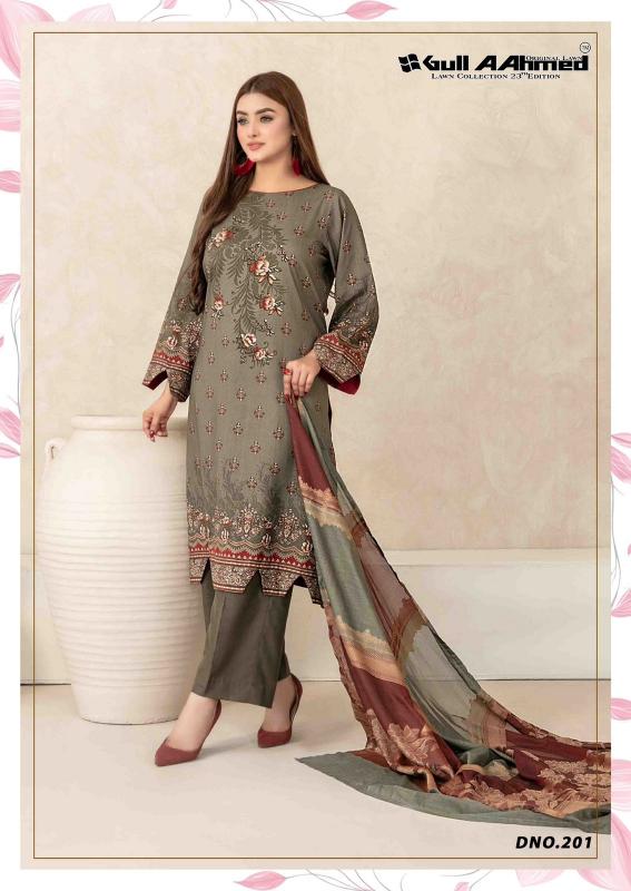 Gull Aahmed Lawn Vol-23 – Karachi Dress Material - Wholesale Catalog