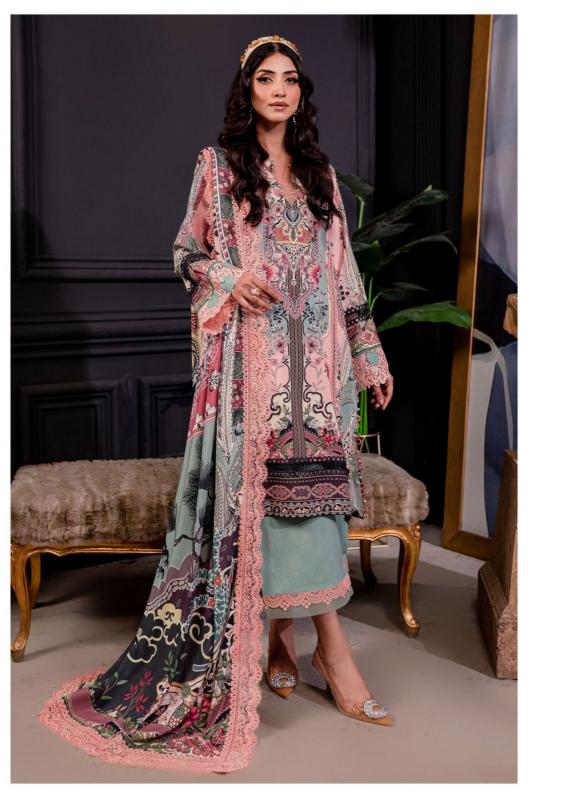 Hala Azure Vol 1 Cotton Printed Pakistani Suit Wholesale Catalog