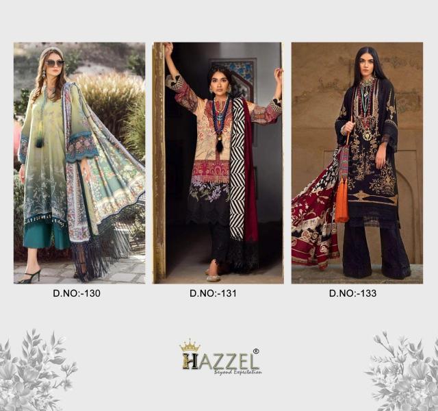 Hazzel Sana Safinaz 2022 Chiffon Dupatta Pakistani Suits Wholesale Catalog