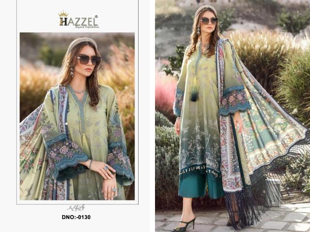 Hazzel Sana Safinaz 2022 Chiffon Dupatta Pakistani Suits Wholesale Catalog