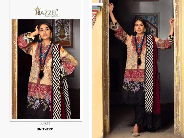 Hazzel Sana Safinaz 2022 Chiffon Dupatta Pakistani Suits Wholesale Catalog