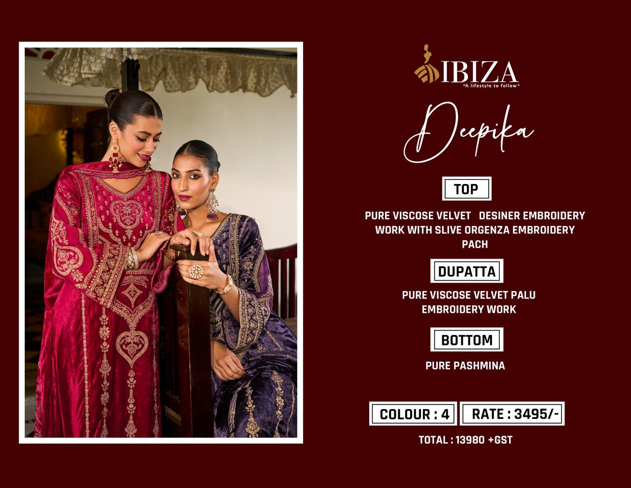 Ibiza Dupika Pure Viscose Velvet Salwar Kameez Wholesale Catalog