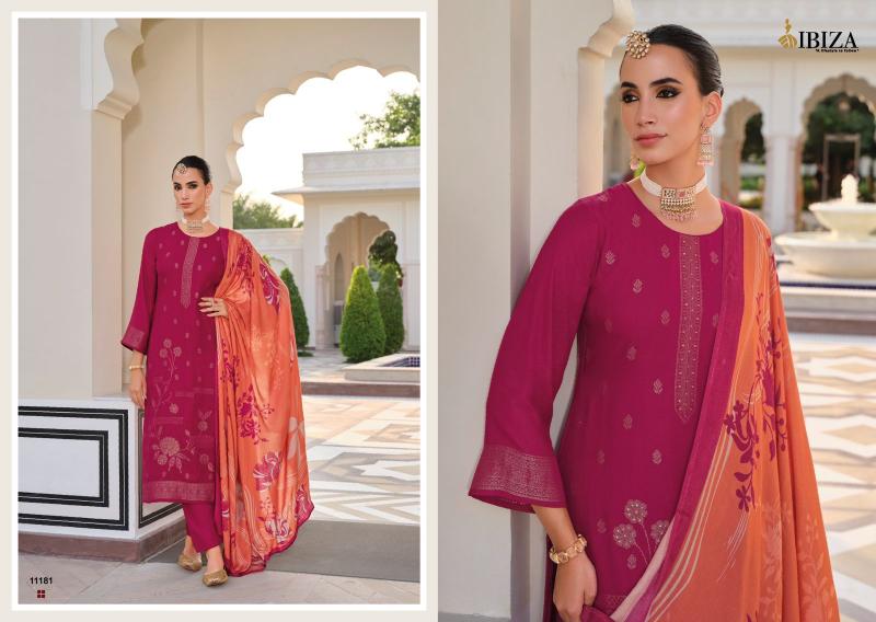 Ibiza Khayaal Pure Viscose Pashmina Jaquard Salwar Kameez Wholesale Catalog