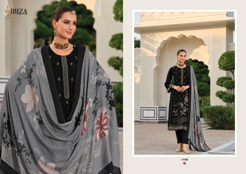 Ibiza Khayaal Pure Viscose Pashmina Jaquard Salwar Kameez Wholesale Catalog