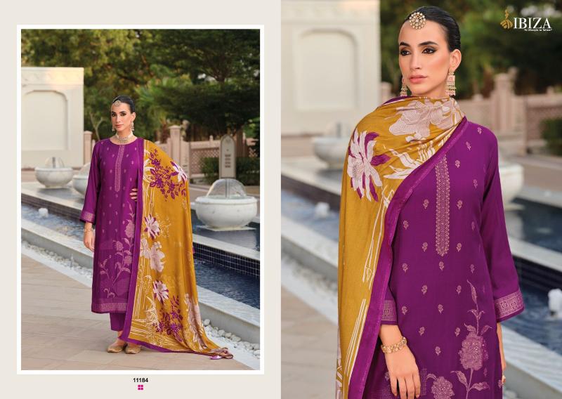 Ibiza Khayaal Pure Viscose Pashmina Jaquard Salwar Kameez Wholesale Catalog