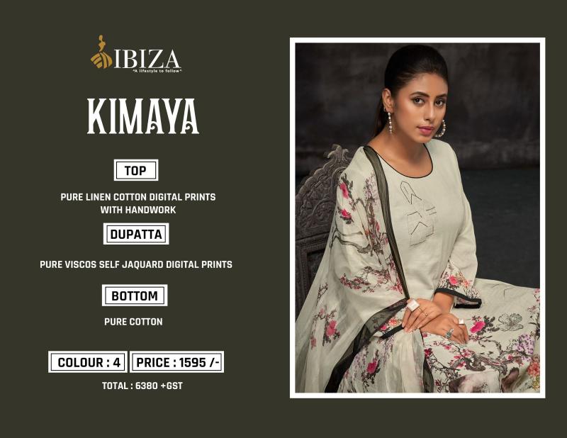 Ibiza Kimaya Pure Linen Cotton Salwar Suits Wholesale catalog