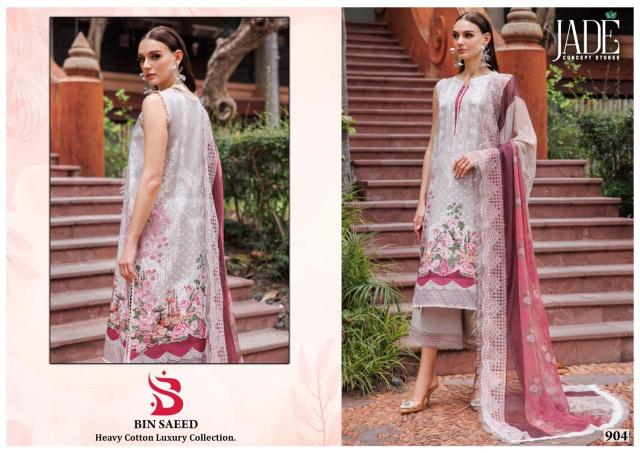 Jade Bin Saeed Vol 9 Heavy Cotton Pakistani Suits Wholesale Catalog