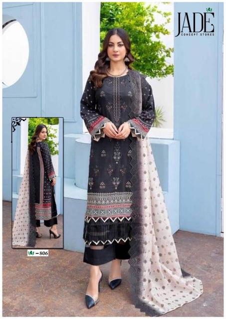 Jade Crimson Vol 8 Exclusive Heavy Lawn Pakistani Suits Wholesale Catalog