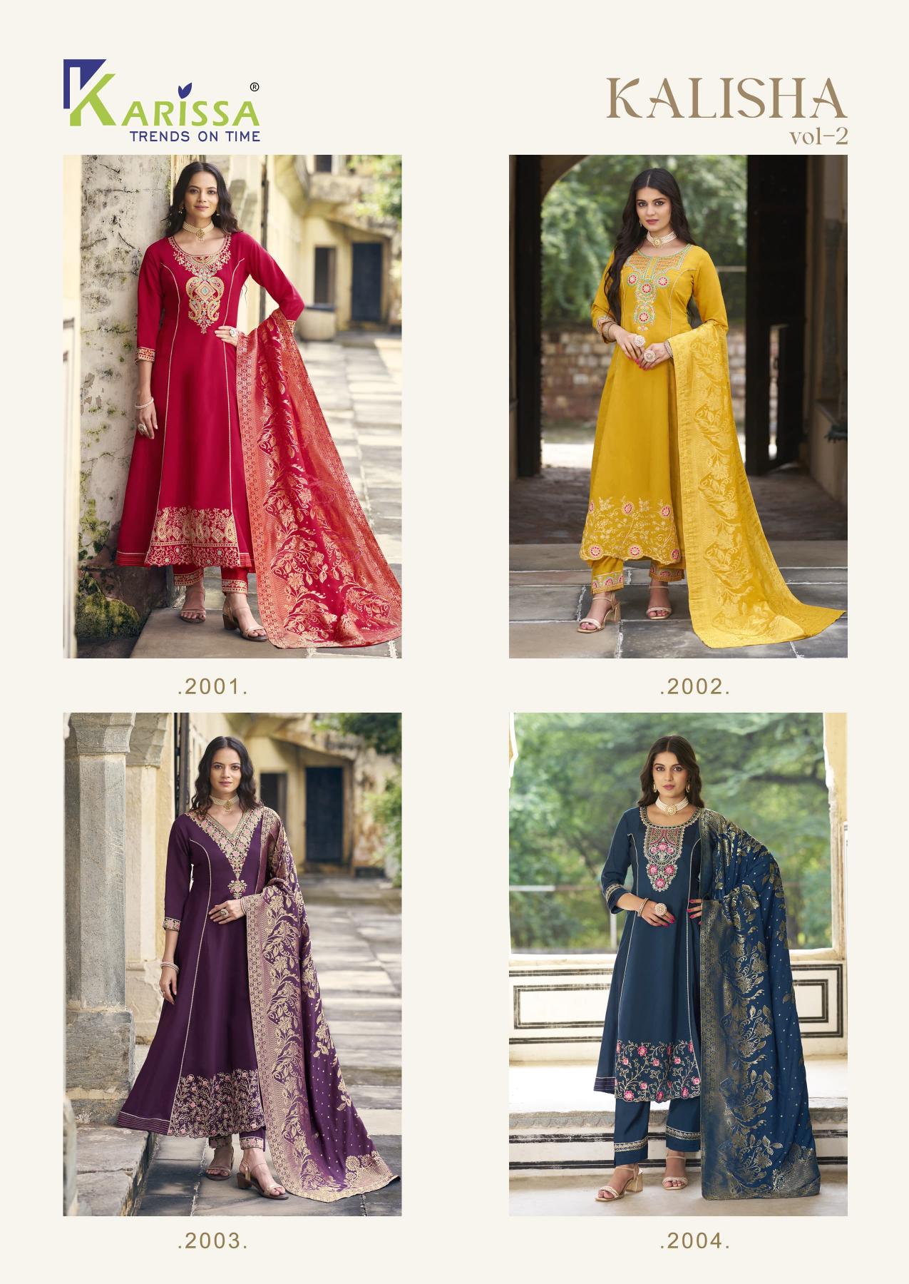 Karissa Kalisha Vol 2 Anarkali Kurti retailer in india