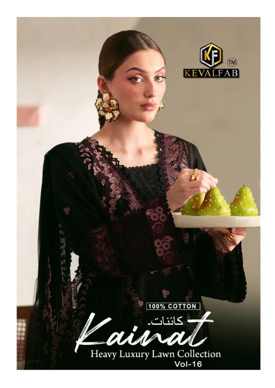 KevalFab Kainat Vol-06 – Karachi Dress Material - Wholesale Catalog