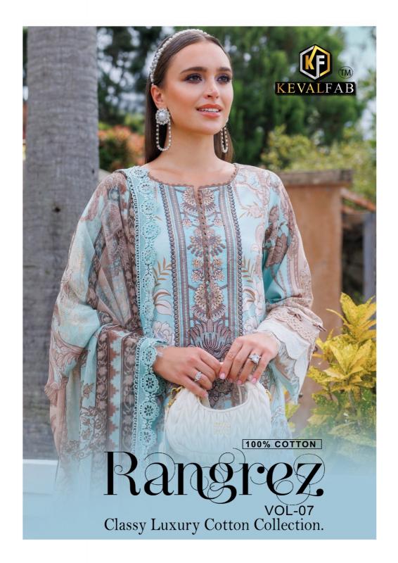 Kevalfab Rangrez Vol-7 – Karachi Dress Material - Wholesale Catalog