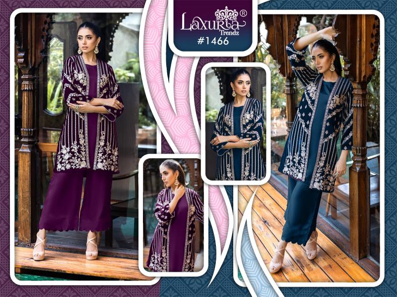 Laxuria Trendz 1466 Tunic Velvet Ready Made Pakistani Suits Wholesale Catalog