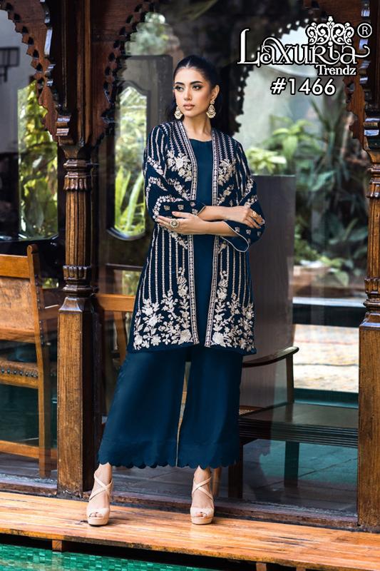 Laxuria Trendz 1466 Tunic Velvet Ready Made Pakistani Suits Wholesale Catalog