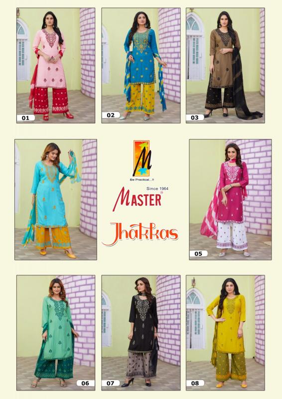 Master Jhakkas Plazo Vol 2 Kurti Wholesale Catalog