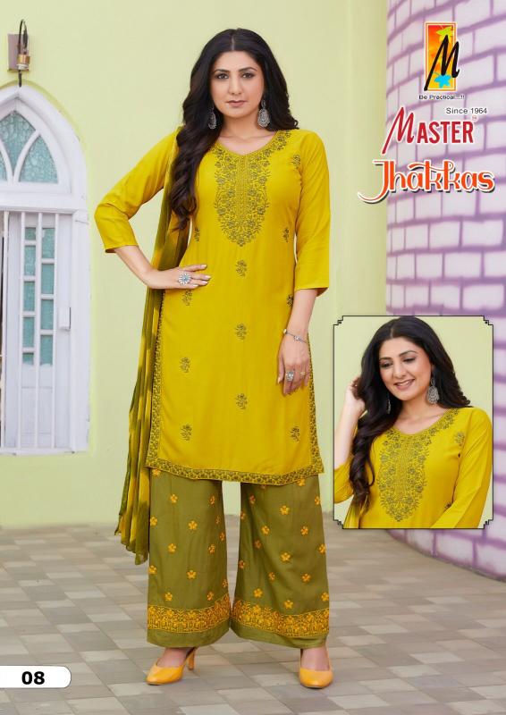 Master Jhakkas Plazo Vol 2 Kurti Wholesale Catalog