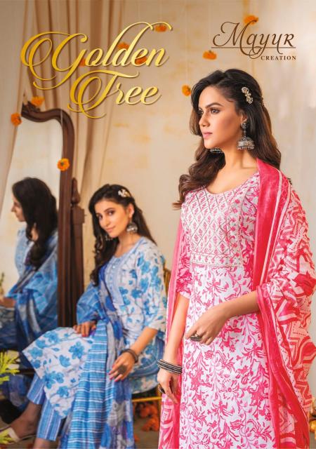 Mayur Golden Tree Vol-1 – Kurti Pant With Dupatta - Wholesale Catalog