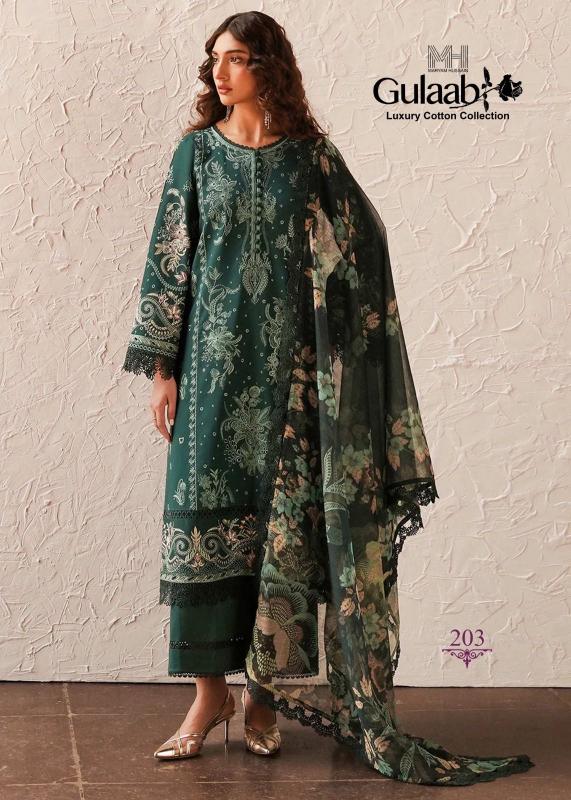 Mh Gulaab Vol 2 Karachi Cotton pakistani Suits Wholesale catalog