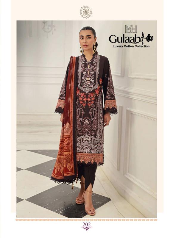 Mh Gulaab Vol 2 Karachi Cotton pakistani Suits Wholesale catalog