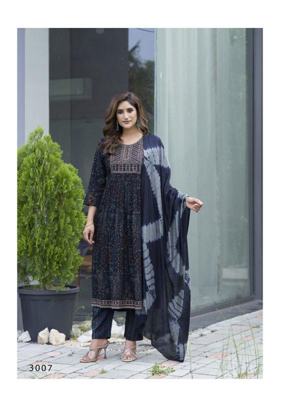 Mystic 9 Black Beauty Vol 3 black kurti online in india