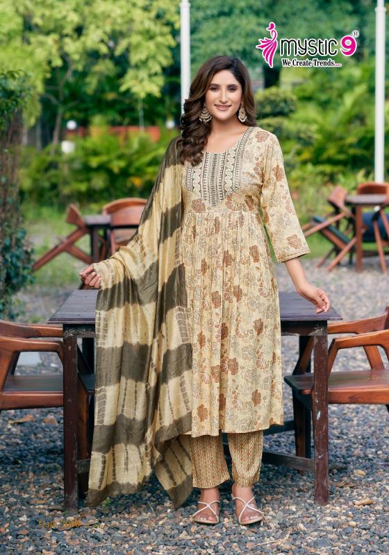 Mystic 9 Pushpa Vol 2 designer long kurtis online shopping india