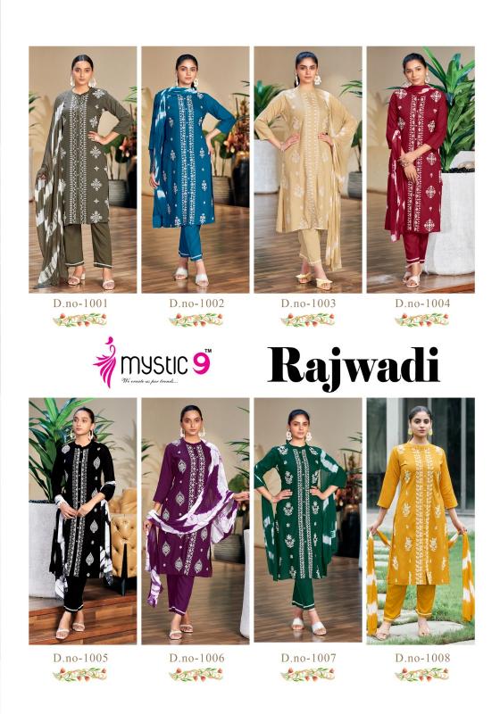 Mystic 9 Rajwadi Vol 9 kurti online low price india