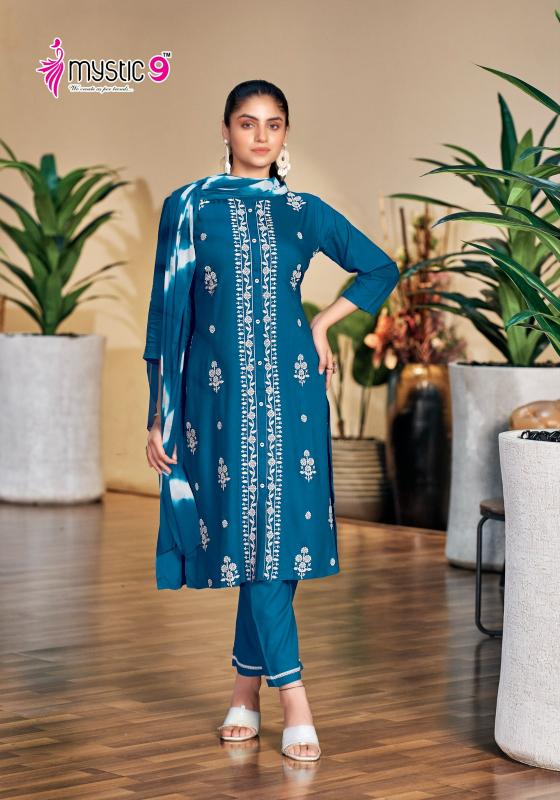 Mystic 9 Rajwadi Vol 9 kurti online low price india