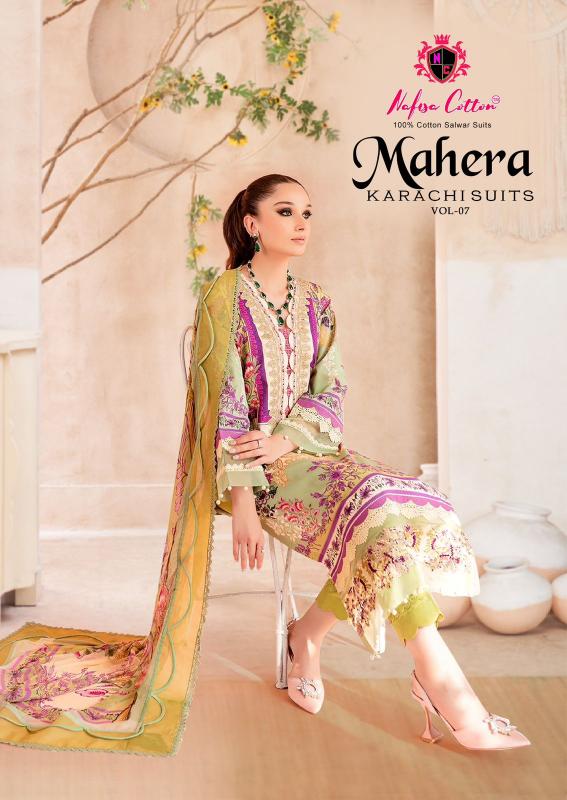 Nafisa Mahera Vol-07 – Karachi Dress Material - Wholesale Catalog