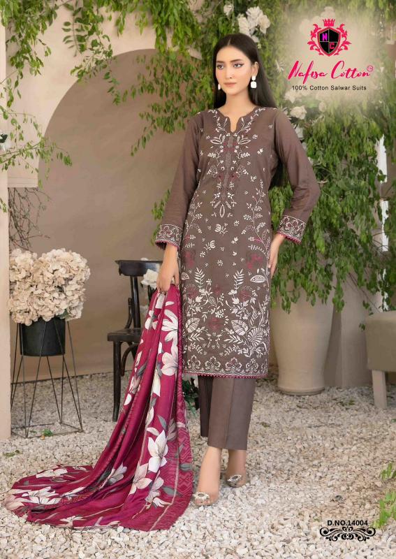 Nafisa Monsoon Vol-14 – Karachi Dress Material - Wholesale Catalog