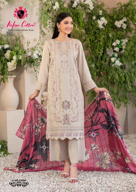 Nafisa Monsoon Vol-14 – Karachi Dress Material - Wholesale Catalog