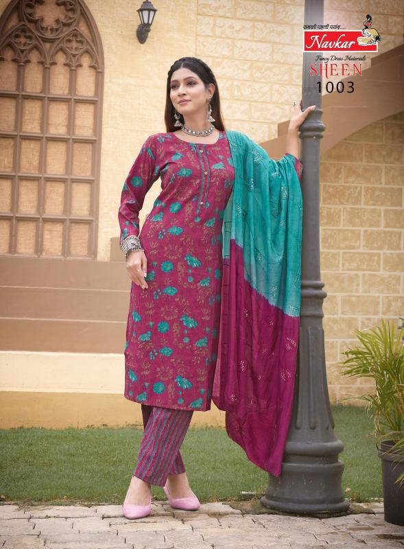 Navkar Sheen Vol 3 kurti wholesaler surat india mart