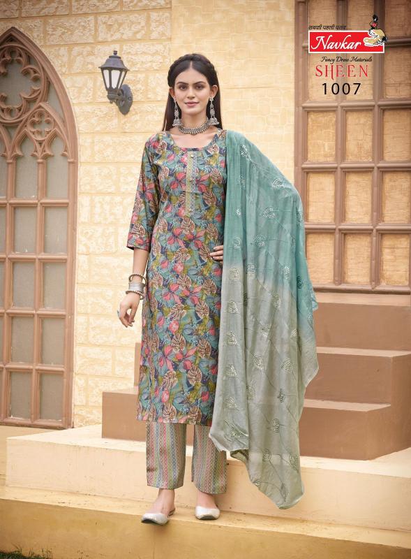 Navkar Sheen Vol 3 kurti wholesaler surat india mart