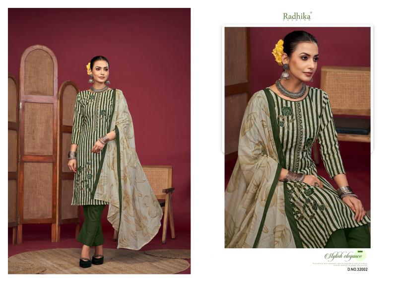 Radhika Azara Shekha pure cotton dress materials wholesale