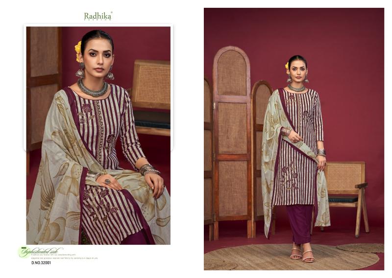 Radhika Azara Shekha pure cotton dress materials wholesale