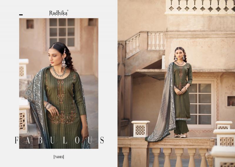 Radhika Sumyra Kashmiri Shawal vol 2 pure pashmina  print Dress Materials Wholesale Catalog