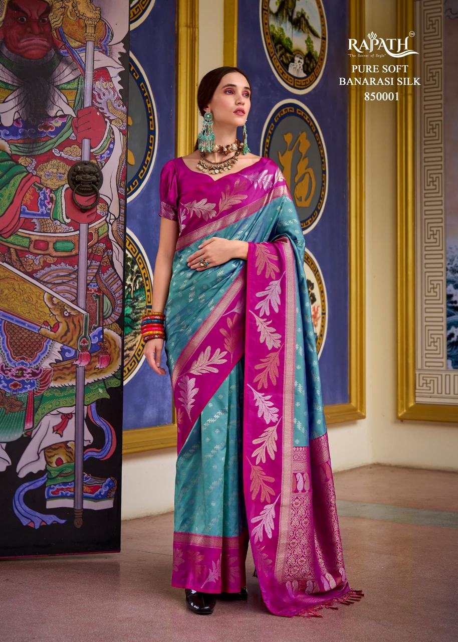 Rajpath Leaf Silk banarasi saree buy online india